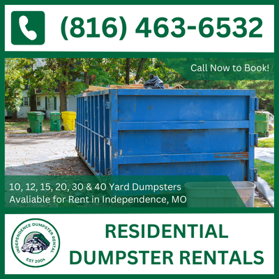Independence Residential Dumpster Rental
